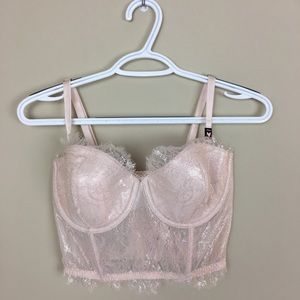 VS Dream Angels Lined Multi Way Bustier Bra 34DD
